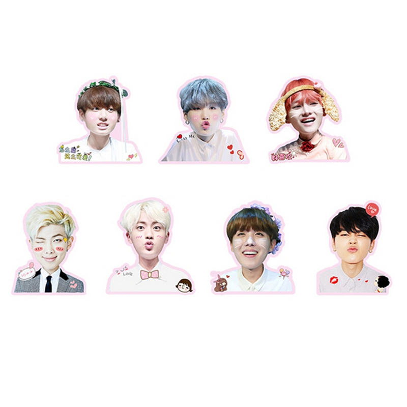 youpop kpop bts bangtan boys wings v suga album pvc stickers for